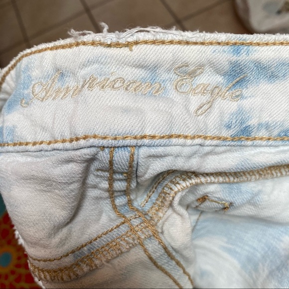 American eagle outfitters bleach washed raw hem 4 - Picture 5 of 5